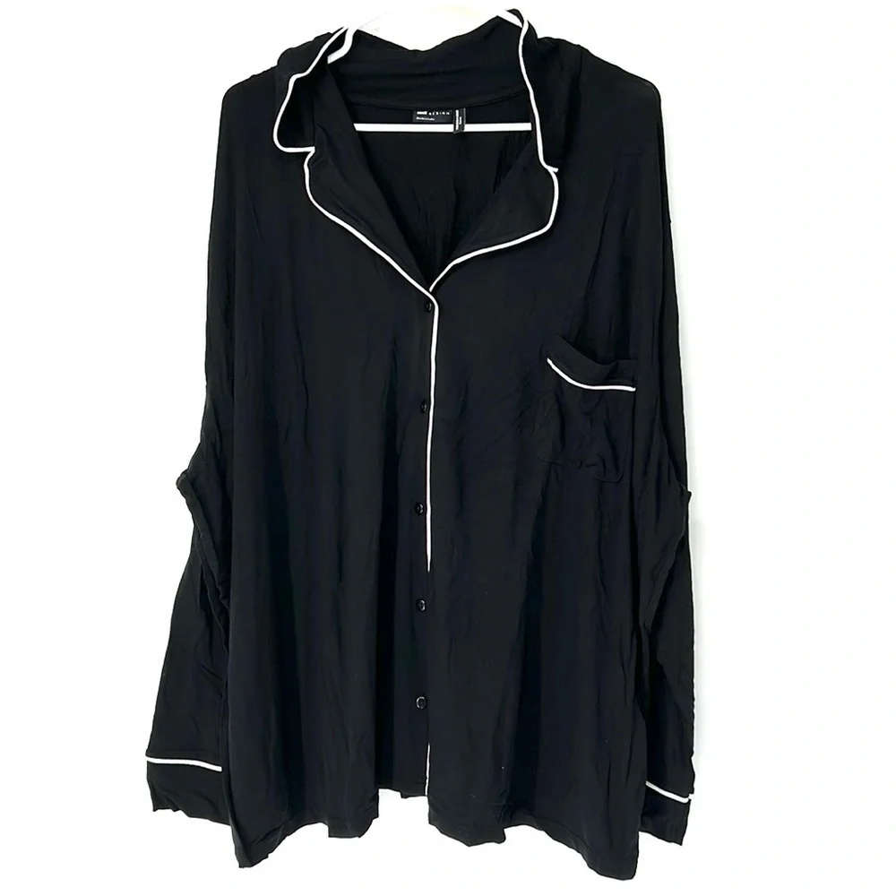 Asos curve NWOT curve two piece pajama set women’s 22 - Picture 2 of 11